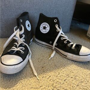Converse All Star Black Canvas High-Tops